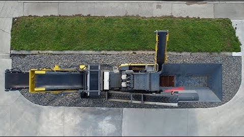 How to unfold a Keestrack R3h Impact Crusher
