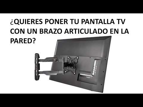 Como poner tu televisión en la pared con soporte