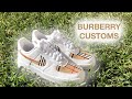 CUSTOM BURBERRY AIR FORCE! 🎨🖌