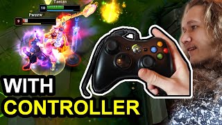 League of Legends with an xbox controller