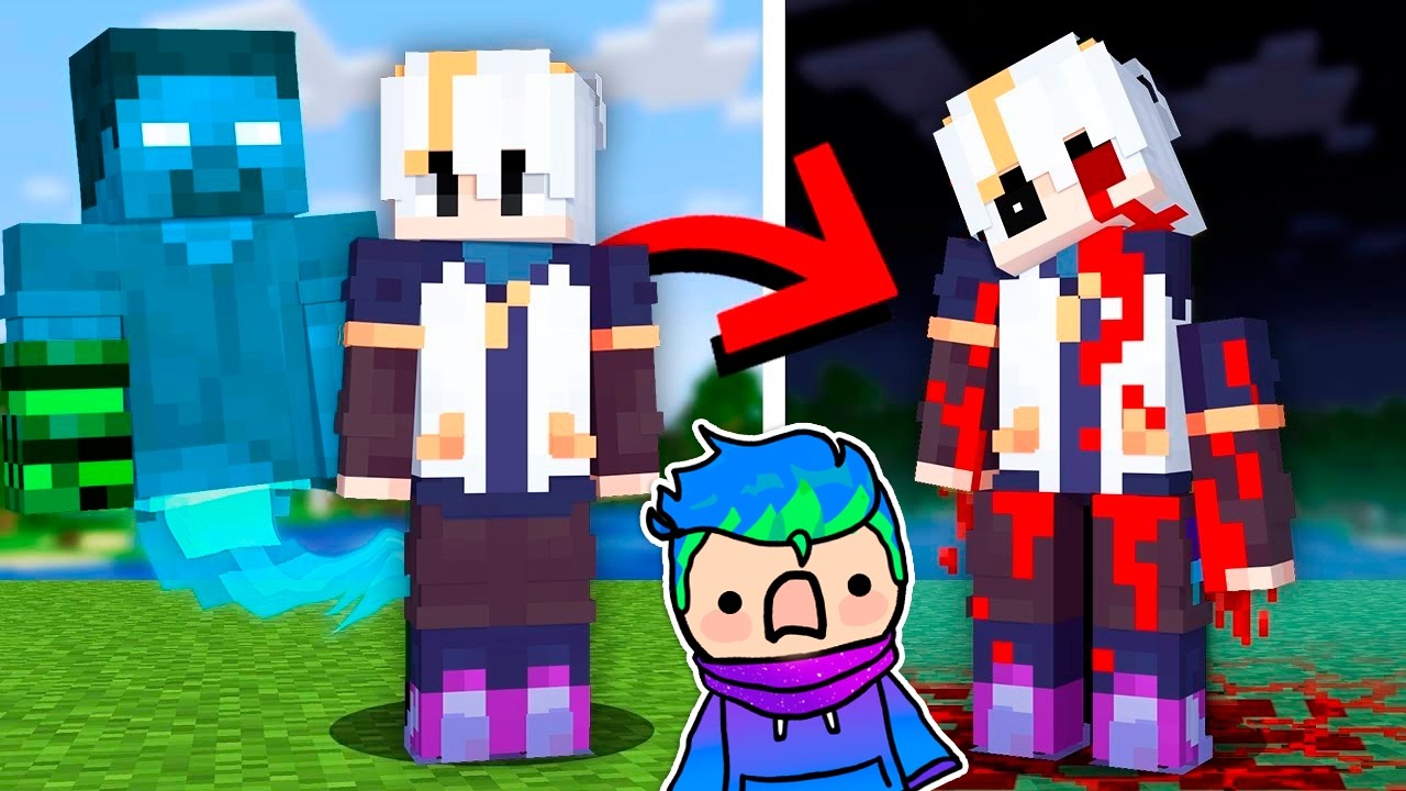 Poseí secretamente a mis amigos en Minecraft!👻😱/ Carlos Infinito REACCIONA AND 010