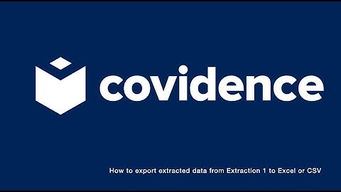 How to export extracted data from Extraction 1 to Excel or CSV