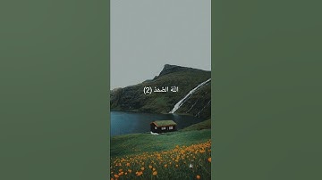 سورة الإخلاص بصوت الشيخ شريف مصطفى ❤️