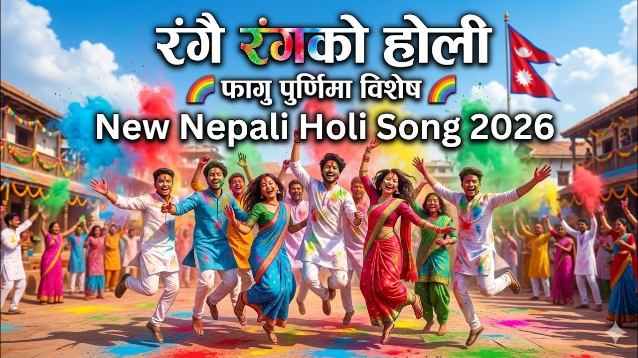 New Nepali Holi Song 2026 | रंगै रंगको होली 🌈 |…