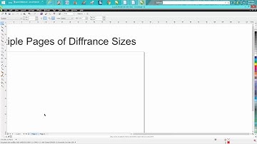 Corel Draw Tips & Tricks Multiple Pages of Difference Sizes