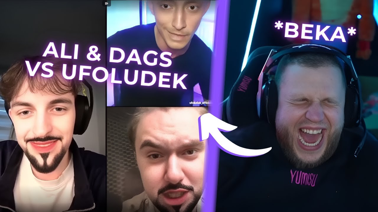 BANDURA OGLĄDA jak ALI5CALI i DAGS jadą z UFOLUDKIEM