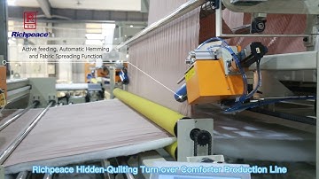 GetonAgain Hidden Quilting Turn over Comforter Production Line