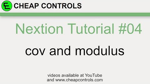 #64 Nextion Display - cov and modulus command - no nextion.h library tutorial