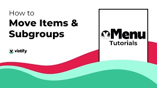 How to Move Items & Subgroups | Vistify, Inc screenshot 1