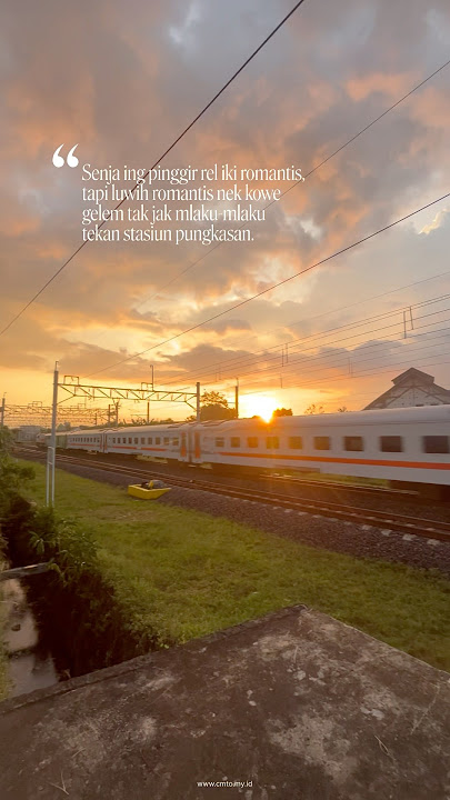 KERETA SENJA AKU & KAMU #keretaapi #keretaapiindonesia #senja
