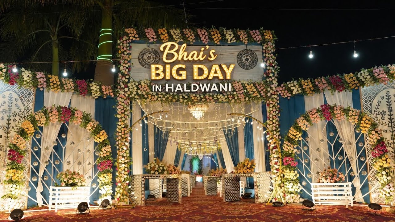 Brother Wedding in Uttarakhand (Haldwani)🏵️ | Uttrakhand Diaries 🗻 | Mountain & Shaadi 