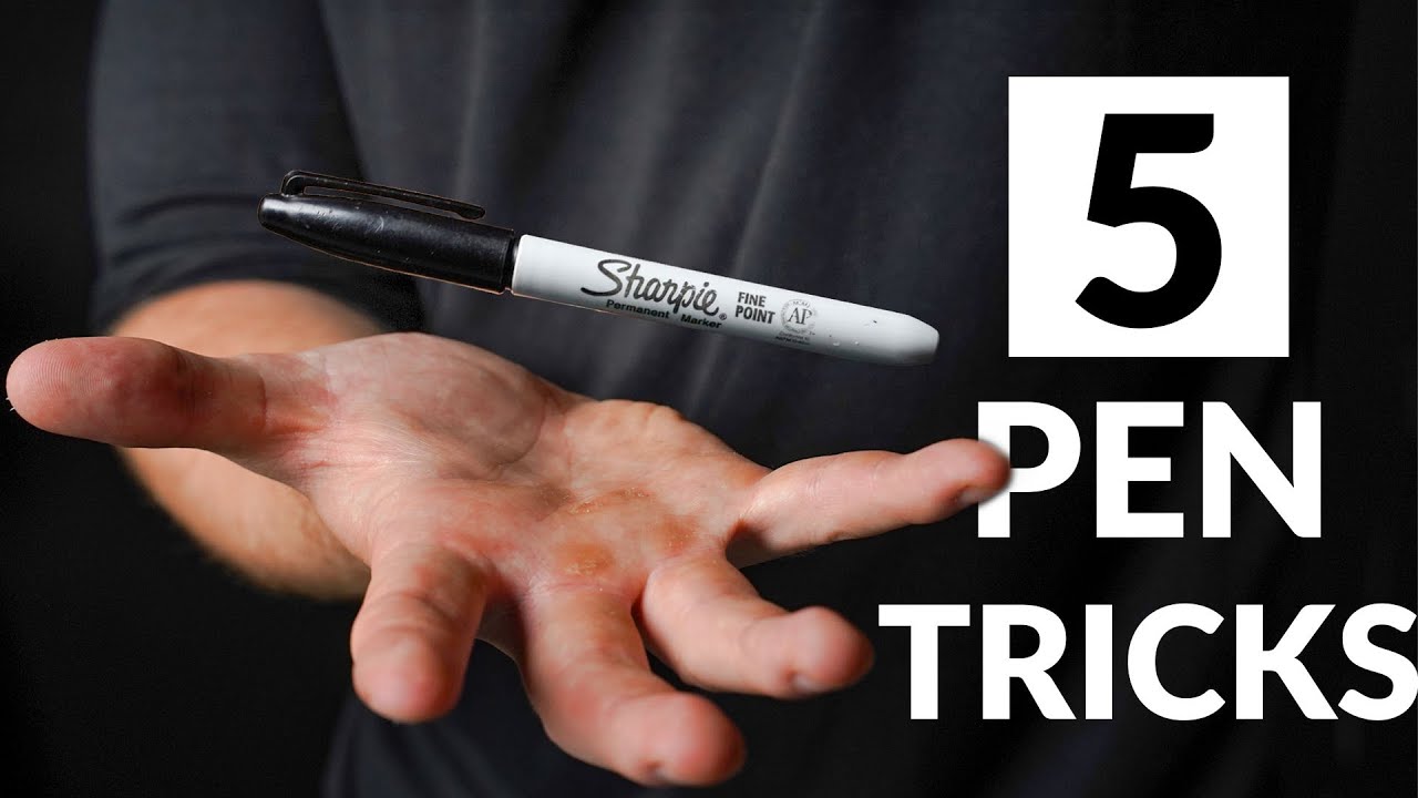 5 VISUAL Pen Tricks Anyone Can Do  Revealed