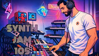 Synth Jam 105 - Dawless Performance | Electro Pop with Lofi Vibes