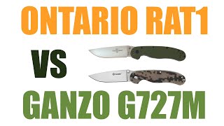 Ontario RAT-1 VS Ganzo G727M - Qui est le meilleur ? Présentation et comparatif