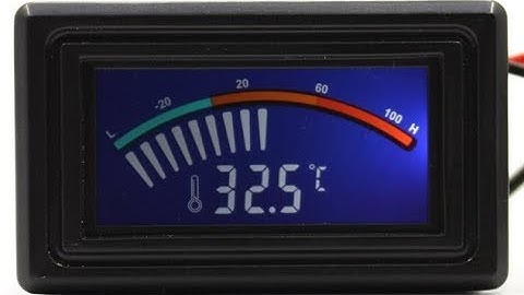 My Wenjuersty Digital LCD Thermometer Temperature Meter Gauge Molex Panel Mount C/F PC MOD Review