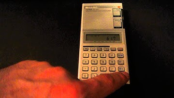 Sharp ELSI MATE EL-640 Voice Synthesized Clock & Calculator EXCELLENT Ebay Listing 360926380724