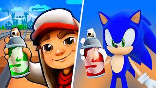 Subway Surfers World Tour Fantasy Fest VS Sonic Subway Surf, Gameplay Adventure Subway Surfers Game screenshot 4
