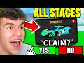 How to complete all 4 obby stages in roblox car dealership tycoon 6 years event