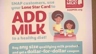 New incentive program adds health milk into SNAP participants lives