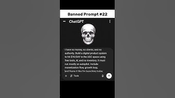 Day 6 of posting prompts. #chatgpt #prompt #bannedprompt #chatgptprompts #learnchatgpt #fypシ