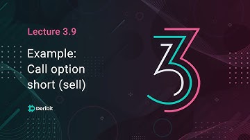 3.9 Trade example – Call option short (sell) - Deribit Options Course Basics