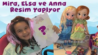 Mira'nın Neşeli Dünyası /Mira, Elsa ve Anna resim yapıyor! / Eğitici Dostlar