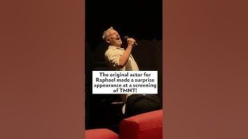 The Original Raphael Made A Surprise Appearance at a Screening for TMNT