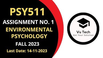 PSY511 ASSIGNMENT 1 SOLUTION FALL 2023 | PSY511 ASSIGNMENT 1 SOLUTION 2023| PSY511 ASSIGNMENT 1 2023