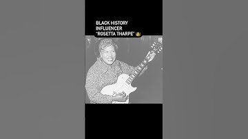 Thumbnail of Rosetta Tharpe  the Legend 🎸✨ #gospel #rockandroll  #blackhistorymonth  #american #history #shorts