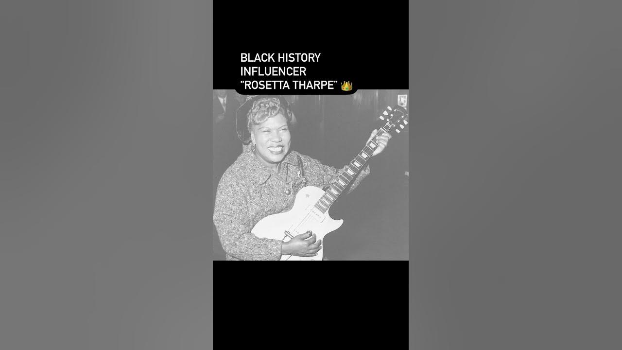 Rosetta Tharpe  the Legend 🎸✨ #gospel #rockandroll  #blackhistorymonth  #american #history #shorts