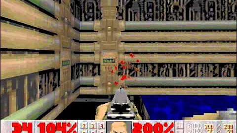 Doom II (100%) Walkthrough (Map02: Underhalls)
