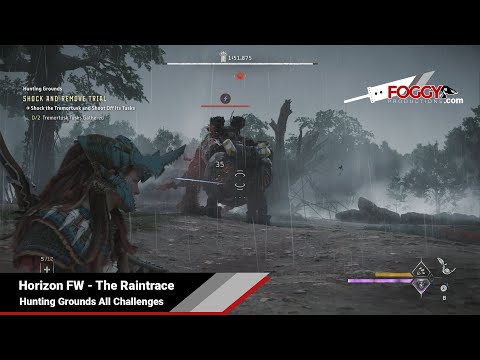 Horizon Forbidden West - Hunting Grounds: The Raintrace All Challenges 3 Stripes (Normal)