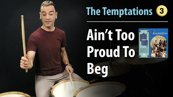 Ain't Too Proud to Beg Drums version - Drums performance video thumbnail