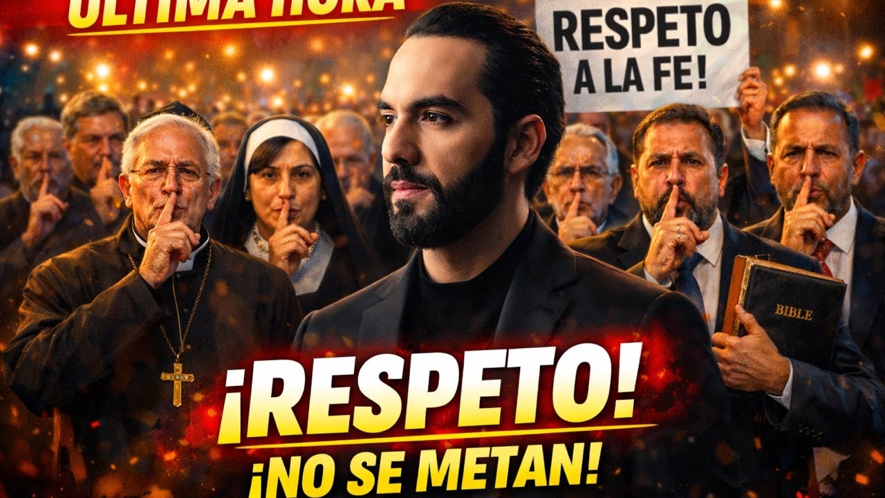ÚLTIMA HORA: La Iglesia le manda MENSAJE al gobierno de Bukele: “¡No se metan!” 🔥