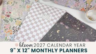 2027 9 x 12 Monthly Planners - bloom Daily Planners ®