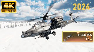 War Thunder Ah-64a GR - One of Best Helicopter [Premium] - 2023 4k Heli Gameplay 2024 screenshot 4