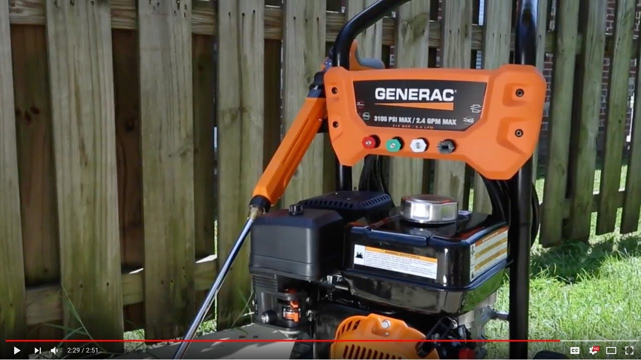 Residential Power Washers // Generac YouTube