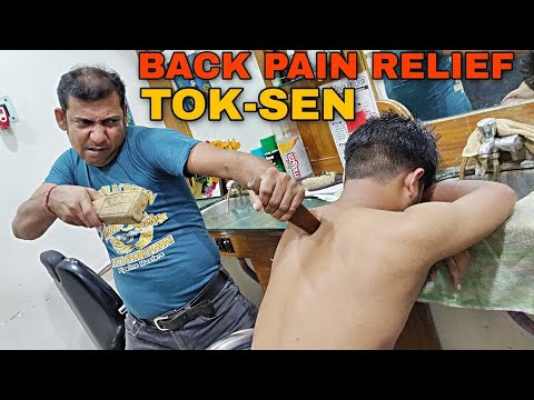 Thailand Special Tok Sen massage therapy By asim barber | Body pain Relief Indian ASMR Massage