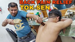 Thailand Special Tok Sen massage therapy By asim barber | Body pain Relief Indian ASMR Massage