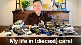 My diecast car collection and my car history!