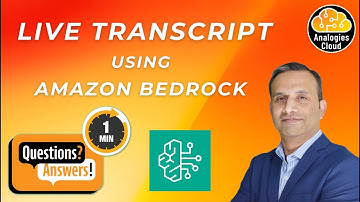 🎙️ Can You Implement Live Transcription with Amazon Bedrock? 🔍 Find Out Now!