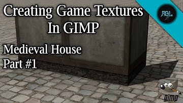 Creating Game Textures In GIMP | Medieval House Texture [EP1] | PS1, PS2, N64 Retro Style Textures