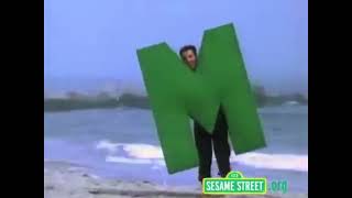 Sesame Street   Letter M On The Beach