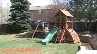 Gorilla Hemisphere Playset from Costco - Installed by www.DenverFixit.com. Serving the great Denver Metro area installing and/or 
