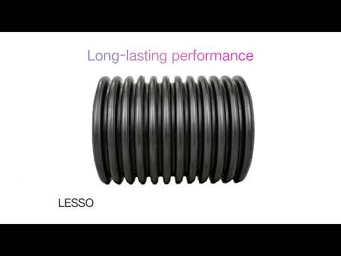 LESSO HDPE Double-Wall Corrugated Pipe