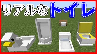 Mod紹介 リアルなトイレを追加 マインクラフト Youtube