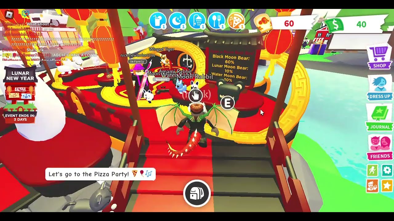 Roblox adopt me. but im playing a guitar.