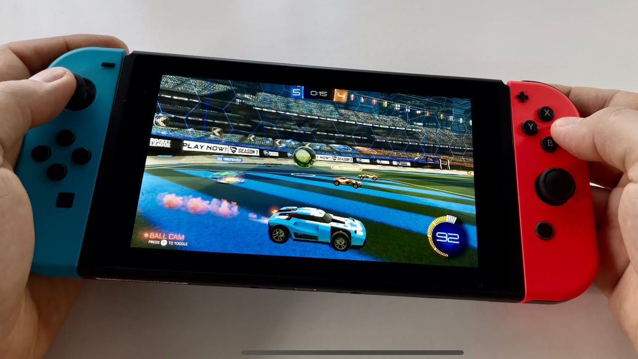Rocket League Multiplayer Online Game Nintendo Switch Handheld Gameplay Youtube
