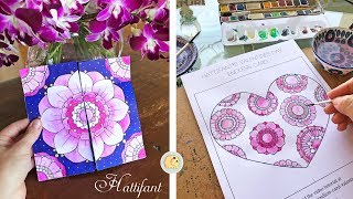 Hattifant - ENDLESS CARD Valentine's Day | Tutorial | with templates