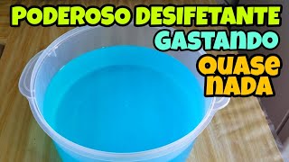 Como Fazer um Desinfetante que limpa Piso Gastando Bem pouco